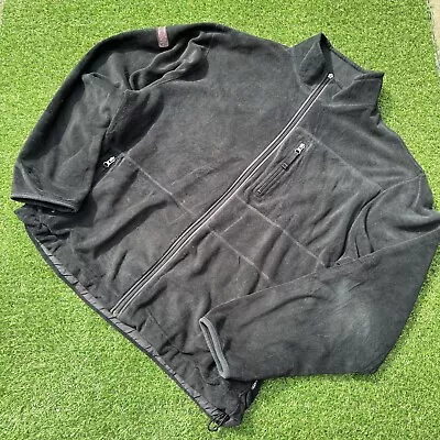Ralph Lauren Polo Sport Full Zip Fleece 00s Jacket Black Vintage Y2K Mens XL • £17.95