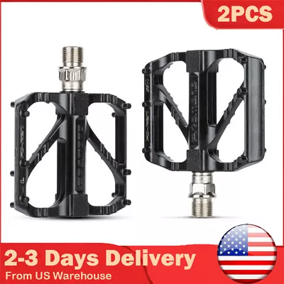 9/16  Bike Pedals Bearing MTB Road Non-slip Aluminum Sealed 1 Pair For Bike  • $10.96