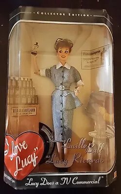 I Love Lucy Barbie Mattel 17645 Episode30 Lucy Does A TV Commercial Lucille Ball • $32.99