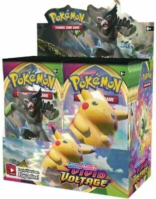 $199.99 • Buy Pokemon Sword & Shield Vivid Voltage Booster Box - 36 Booster Packs *IN STOCK* ✔