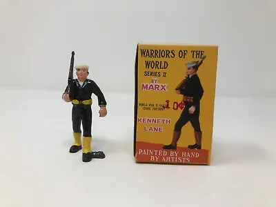 MARX WARRIORS OF THE WORLD Rare Second Series WWII Sailor Kenneth Lane (NO CARD) • $39.99