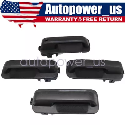 $63.99 • Buy For Ford F150 2015-2020 4pcs Front And Rear Door Black Door Outer Handle