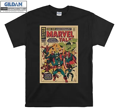 Marvel Tales Heroes Poster T-shirt Gift Hoodie Tshirt Men Women Unisex A720 • £13.95