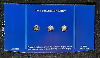 1980 Miniature Coin Franklin Mint 3pc Set. See Photos. Our T7598 • $10