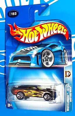 Hot Wheels 2003 Wastelanders Series #193 Mustang Mach 1 Satin Black W/ 5SPs • $4.50