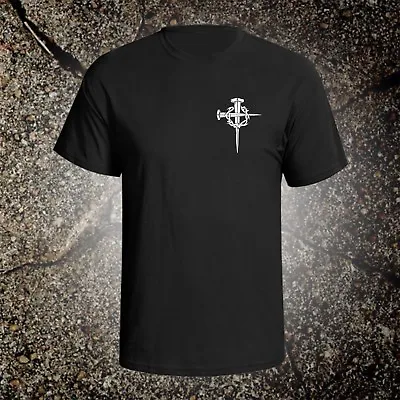 $24.50 • Buy Cross With Crown Of Thorns Tee Shirt Christian God Holy Bible Crucifix Jesus