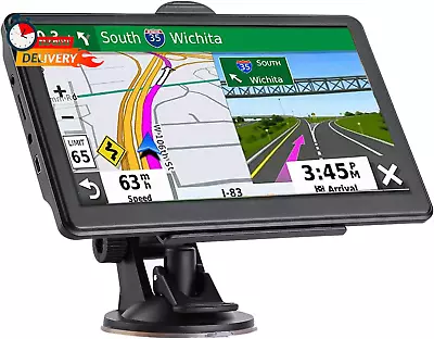 7 Inch Touch Screen GPS Navigation System For Cars And Trucks - 2023 Maps Spoke • $76.78