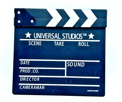 Movie Directors Scene Mark Clap Board Universal Studios Chalk Clapper • $19.97