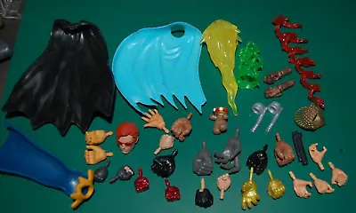 Marvel Legends DC Icons  Fodder HEAD HANDS CAPES Accessories Parts Lot! Custom • $19.95