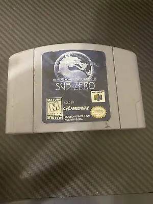 Mortal Kombat Mythologies: Sub-Zero Video Game Card For Nintendo N64 Console Ai • $20