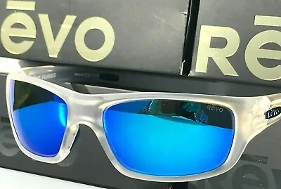 $258.88 • Buy NEW Revo JASPER Clear Matte POLARIZED Blue Crystal Glass Sunglasses 1111 09 H2O
