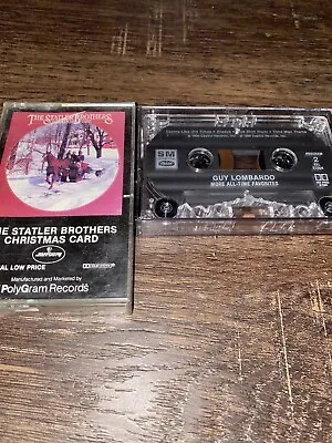 Lot Of 2 VTG Cassette Tapes The Statler Brothers Christmas Card Guy Lombardo • $4.99