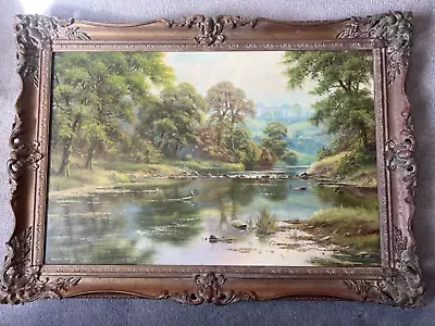 Original Framed Oil Painting By Spencer Coleman  SPARKLING WATERS  • £35