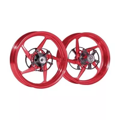 MOS Forged Aluminum Alloy Wheels Rims For Yamaha TMAX 530 ABS 2015-2016 - Red • $1702