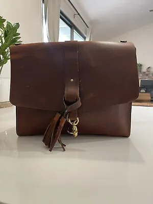 Martine Adeline Leather Bag (Caramel) SUPER RARE Backpack Laptop • $225