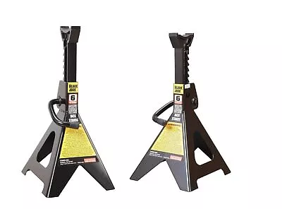 Black Jack 6 Ton Jack Stands Pair Black - T46002W  Automotive Tools & Supplies • $45.89