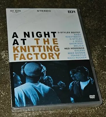 NEW Sealed A NIGHT AT THE KNITTING FACTORY D-Styles Sextet DVD Ned Hoddings • $75