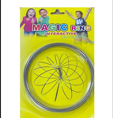 £2.49 • Buy  Magic Flow Ring Toys Kinetic Spring Infinity Arm Slinky Juggle Dance UK