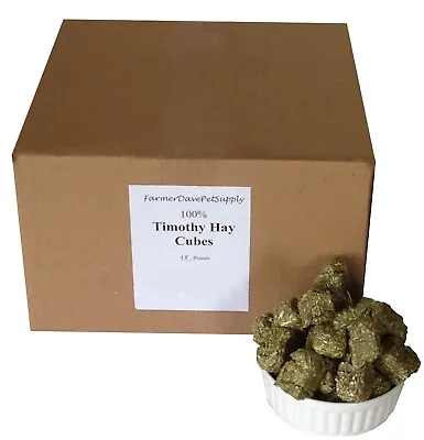 15 Lb Timothy Hay Mini Cubes For Pets • $46.97