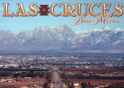$1.99 • Buy Las Cruces New Mexico, Mesilla Valley, Mountains, City Of The Crosses - Postcard