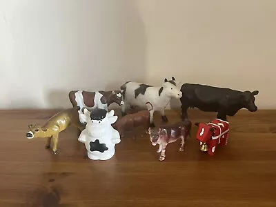 Collection Of Cow Farmyard Figures & Toys • £0.99