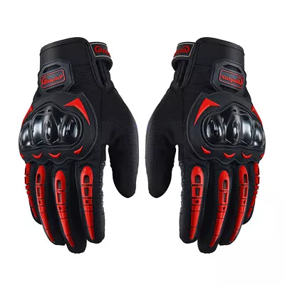 Touch Screen Alloy Steel Motorcycle Gloves Bicycle Motorbike Racing Moto Gloves • $10.99