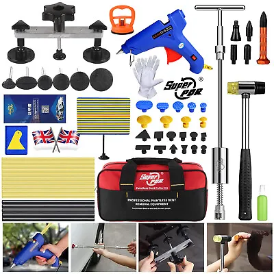 £45 • Buy PDR Car Body Glue Puller Tabs Pulling Paintless Dent Repair Removal PDR Tool Kit