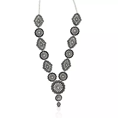 Montana Silversmiths Simply Blossoming Concho Attitude Necklace • $45