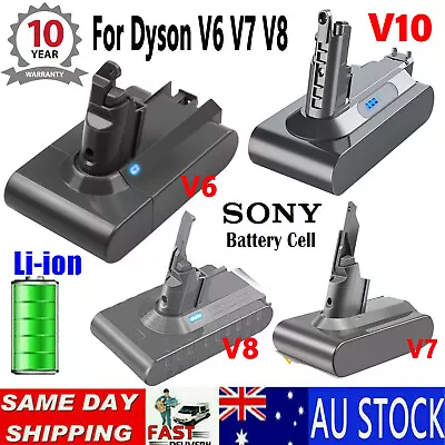 Battery For Dyson V6 V7 V8 V10 SV12 Animal SV03 SV09 SV06 DC58 DC59 DC61 DC62 AU • $29.99