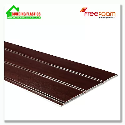 UPVC HOLLOW CLADDING | ROSEWOOD WOODGRAIN Ceilings | Soffits | Walls | & TRIMS • £41.08