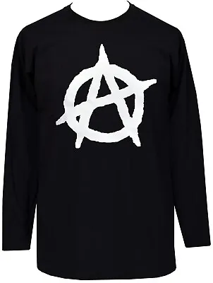 £19.95 • Buy Mens Punk Long Sleeve T-Shirt Anarchy Anarchist 1977 Punk Rockers