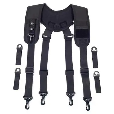 Tactical Duty Belt Harness Suspenders Padded Tool Belt Suspender Heavy Duty Work • $20.99
