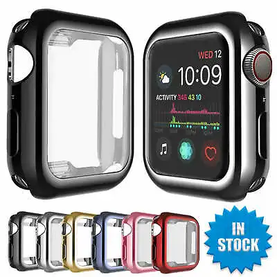 $6.95 • Buy For Apple Watch IWatch 7 SE 6 5 4 3 2 1 Full Soft Slim Case 38 40 42 44 41 45mm 