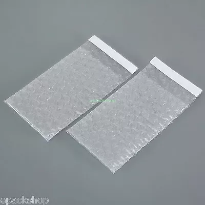 20 PCS Small Bubble Bags 3  X 3.5 _80 X 90+20mm Clear Self Sealing Packing Pouch • $4.23