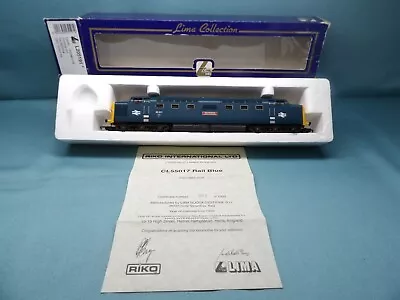 LIMA 205191 'OO' BR CLASS 55 Co-Co 'DURHAM LIGHT INFANTRY' 55017 IN BLUE ~ BOXED • £29.95