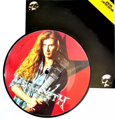 NM/NM Megadeth Symphony Of Destruction 7  Picture Disc Vinyl 45 Metallica Slayer • £23.99