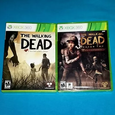 $14.99 • Buy The Walking Dead Season 1 NM & 2 NEW SEALED Microsoft Xbox 360 Telltale Games
