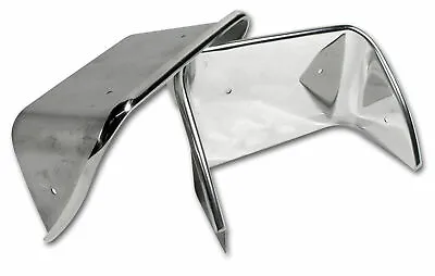 Corvette C3 Exhaust Bezels Polished Stainless Steel 1970-1973 • $81.99