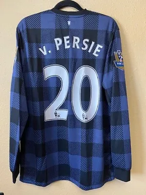 Nike Manchester United Van Persie #20 LS Blue/Black Jersey Men's XL - NWOT • $79.99