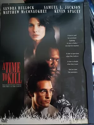 A Time To Kill -DVD  Sandra Bullock Samuel L Jackson Kevin Spacey -  • $1.94