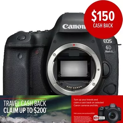 Canon EOS 6D Mark II (BODY) DSLR Camera • $2148.85