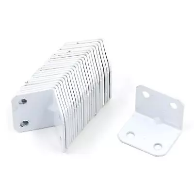 L Bracket White Karcy Angle Bracket Corner Braces 1x1.2 (LxW) Stainless Steel... • $14.71