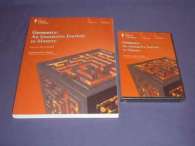 Great Courses DVDs  :    GEOMETRY  INTERACTIVE JOURNEY TO MASTERY    + Workbook • $59.99