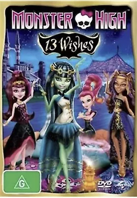 Monster High - 13 Wishes (DVD 2013) Regions 24 • $2.48