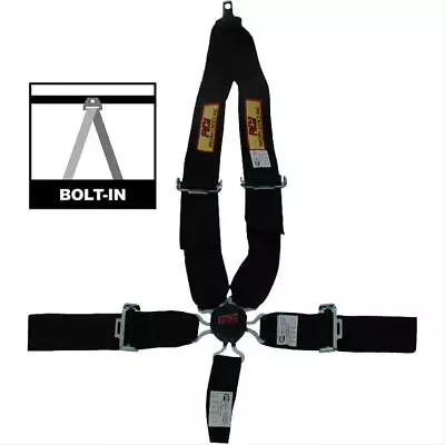 RCI 9211CD Harness 5 Point Camlock Bolt-in V-type Shoulders Black EACH • $141.99