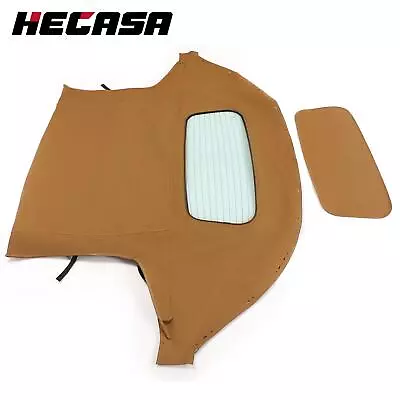 HECASA Tan Convertible Soft Top For Mazda Miata 90-97 99-05 With Glass Window • $142