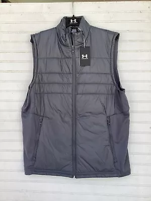 Nwt Mens Under Armour Full Zip Puffer Vest Size Large • $42.99