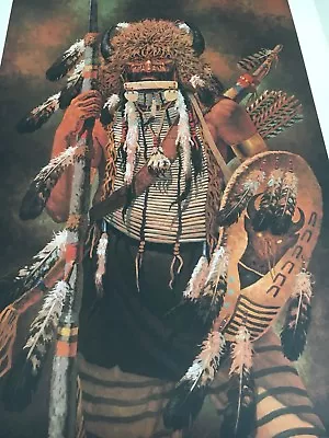 The Veteran By Michael Gentry Native Americans Limited Edition Print COA • $425