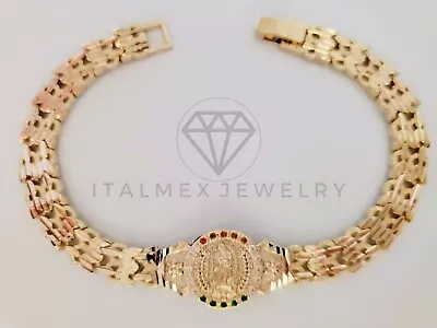 18K Gold Plated Holy Mary Bracelet Pulsera Virgen De Guadalupe Oro Laminado 18K • $24.95