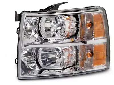 Left Headlight Assembly For 2007-2013 Chevy Silverado 1500 2008 2011 CF769KN • $83.02